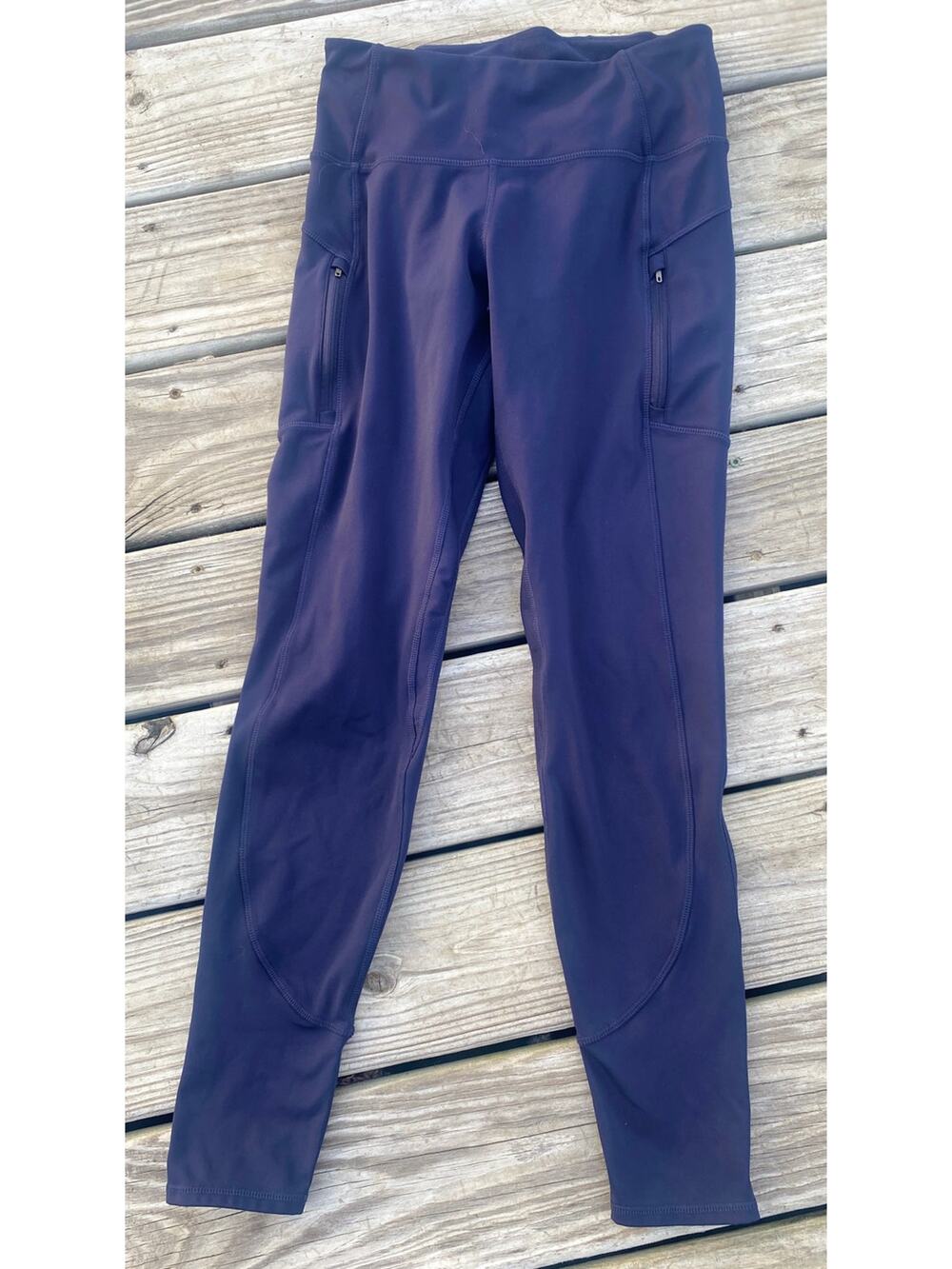 Quince Whistler High-Rise Pocket Thermal Legging, Deep Navy, Size S